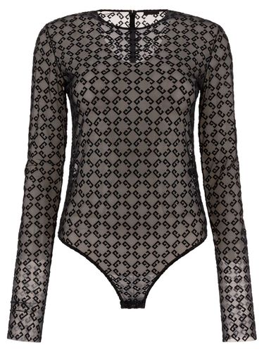 Monogrammed Sheer Long-sleeve Top - Givenchy - Modalova