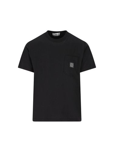 Compass Patch Crewneck T-shirt - Stone Island - Modalova