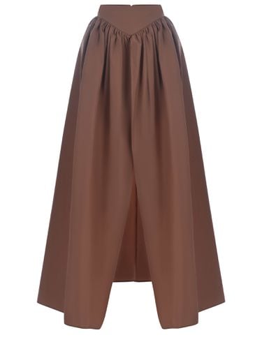 Long Skirt botticino Made Of Taffeta - Pinko - Modalova