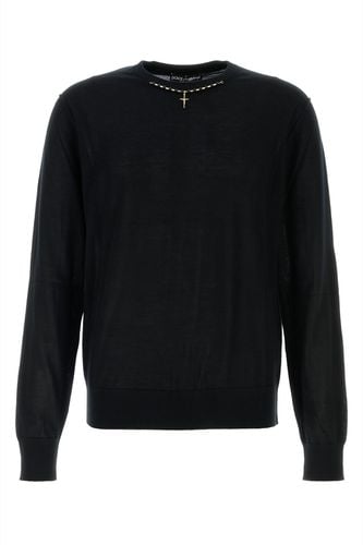 Black Cashmere Sweater - Dolce & Gabbana - Modalova