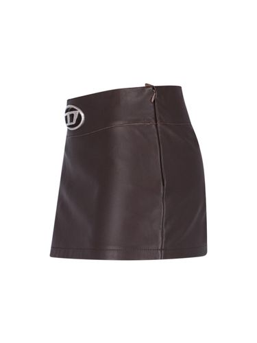 Diesel l-dixy Logo Mini Skirt - Diesel - Modalova