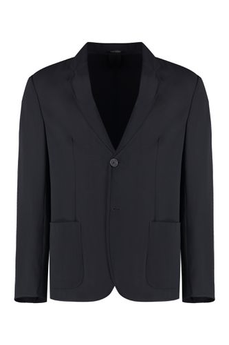 Single-breasted Virgin Wool Jacket - Giorgio Armani - Modalova