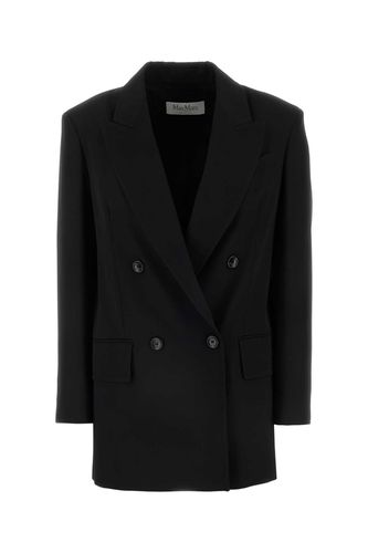 Max Mara Black Wool Amaca Blazer - Max Mara - Modalova