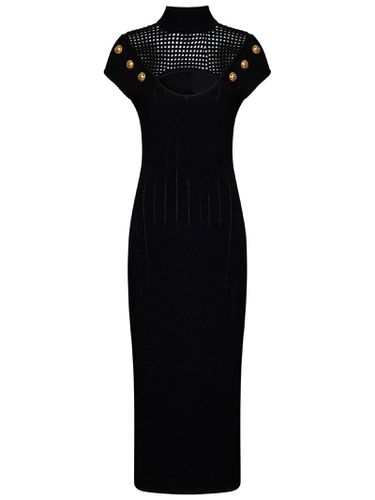 Balmain Knitted Sheath Dress - Balmain - Modalova