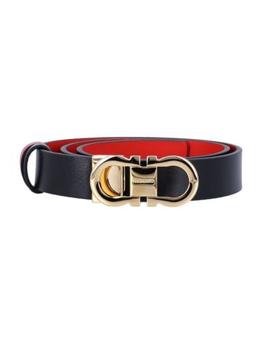 Ferragamo Gancini Reversible Belt - Ferragamo - Modalova