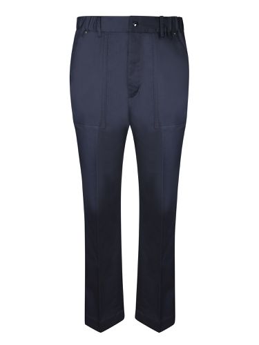 Moncler Blue Chino Pants - Moncler - Modalova