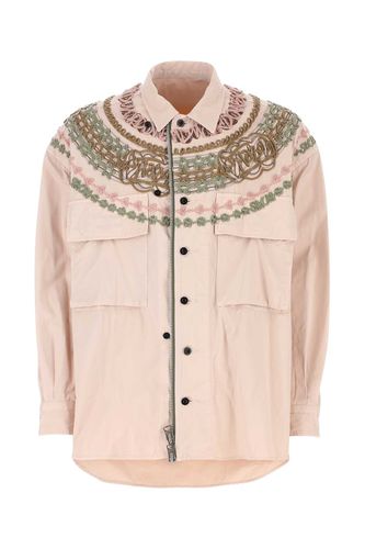 Light Pink Cotton Oversize Shirt - Sacai - Modalova