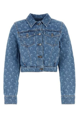 Marine Serre Printed Denim Jacket - Marine Serre - Modalova