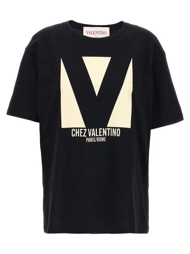 Chez Valentino T-shirt - Valentino Garavani - Modalova