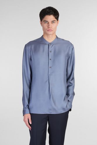 Giorgio Armani Shirt In Blue Silk - Giorgio Armani - Modalova