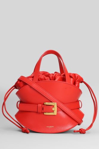 Shuffle Mini Shoulder Bag In Leather - Balmain - Modalova