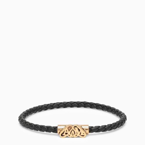 Seal Leather Logo Bracelet - Alexander McQueen - Modalova