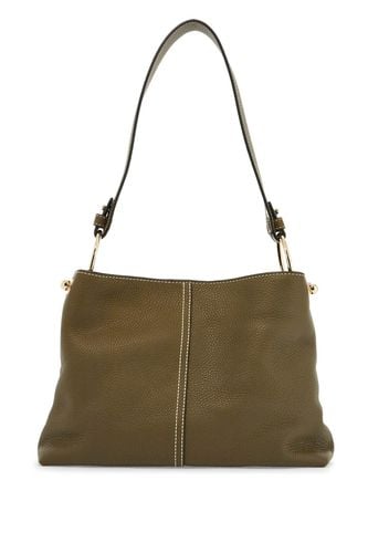 Khaki Leather Hobo Bag With Adjustable Strap - Strathberry - Modalova