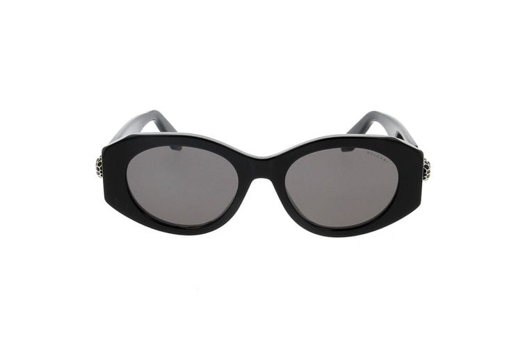 Serpenti Forever Oval Frame Sunglasses - Bulgari - Modalova