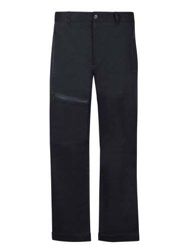 Moncler Black Stretch Cotton Pant - Moncler - Modalova