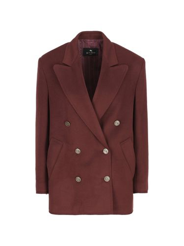 Double-breasted Oversized Blazer - Etro - Modalova