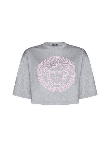 Versace T-shirt With Logo - Versace - Modalova