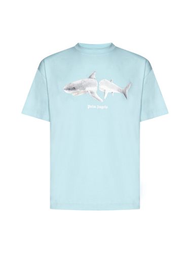 Shark Graphic Print T-shirt - Palm Angels - Modalova