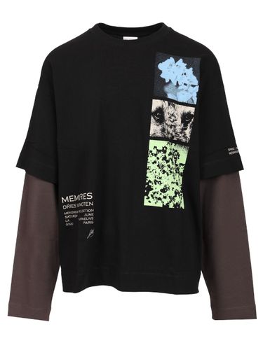 Hemmings Printed Double Sleeve T-shirt - Dries Van Noten - Modalova