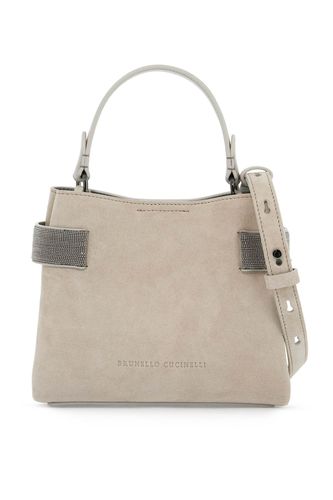 Handbag With Precious Bands - Brunello Cucinelli - Modalova