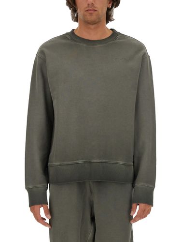 MSGM Washed Out Jersey Sweatshirt - MSGM - Modalova