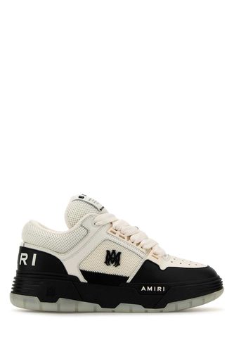 Two-tone Leather And Fabric Ma-1 Sneakers - AMIRI - Modalova