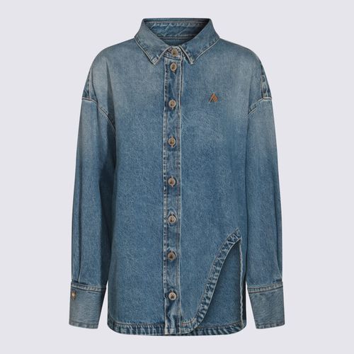 The Attico Blue Cotton Denim Shirt - The Attico - Modalova