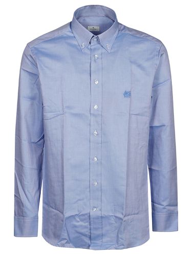 Etro Roma Button Down Logo Shirt - Etro - Modalova