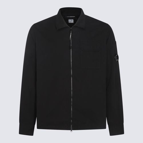 C. P. Company Black Cotton Shirt - C.P. Company - Modalova