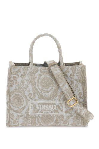 Versace Two-tone Fabric Bag - Versace - Modalova