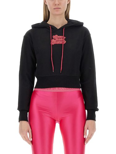 Cropped Sweatshirt - Versace Jeans Couture - Modalova