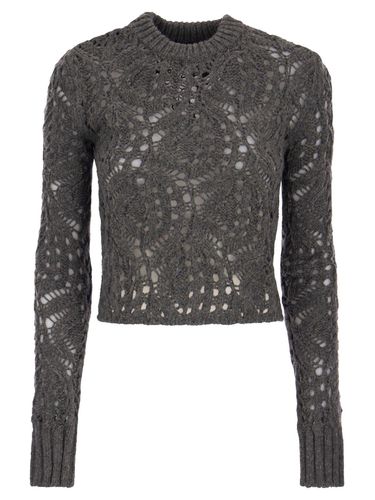 Ribbed Knit Cropped Jumper SportMax - SportMax - Modalova