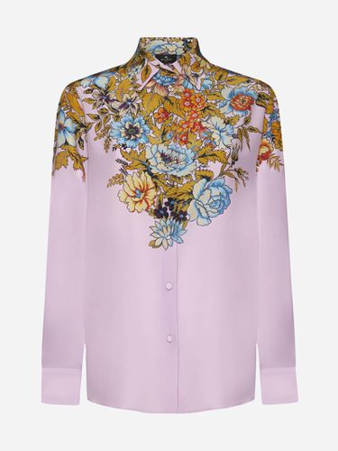 Etro Floral Print Silk Shirt - Etro - Modalova