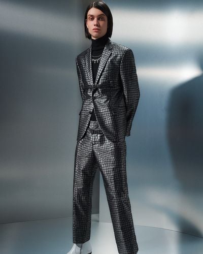 Single-breasted Suit Blazer With Buckle - John Richmond - Modalova