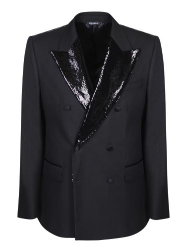 Sequin-lapels Jacket - Dolce & Gabbana - Modalova