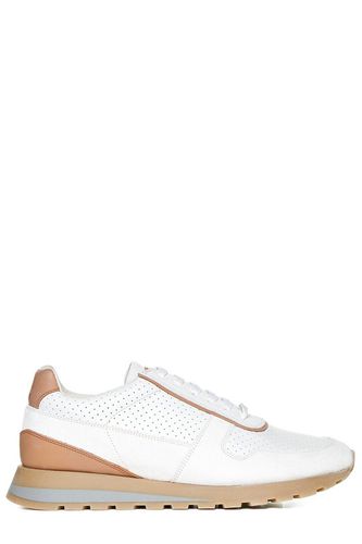 Panelled Lace-up Sneakers - Brunello Cucinelli - Modalova