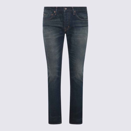 Tom Ford Blue Cotton Denim Jeans - Tom Ford - Modalova