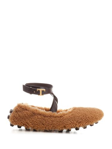 Tod's Bubble Ballerina In Sheepskin - Tod's - Modalova