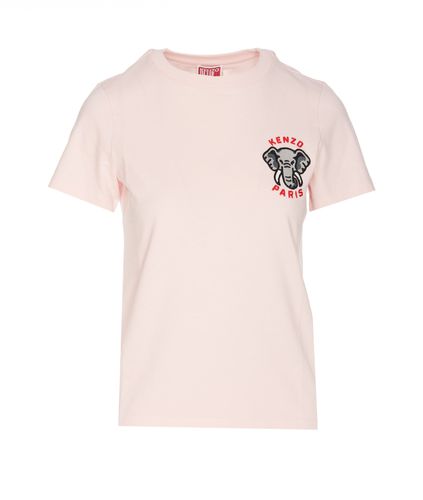Kenzo Crest Elephant T-shirt - Kenzo - Modalova