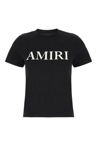 AMIRI Black Cotton T-shirt - AMIRI - Modalova