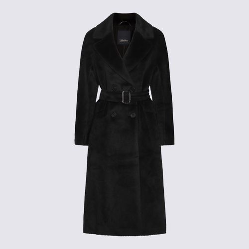 S Max Mara Black Wool Eugenio Coat - 'S Max Mara - Modalova