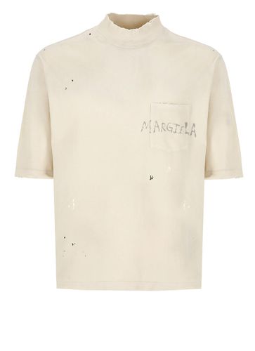 Maison Margiela Logo T-shirt - Maison Margiela - Modalova