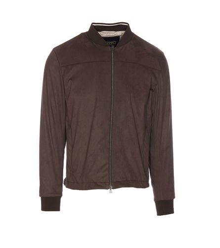 Herno Suede Bomber - Herno - Modalova