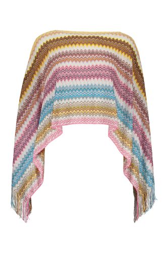 Missoni Fringed Knit Poncho - Missoni - Modalova