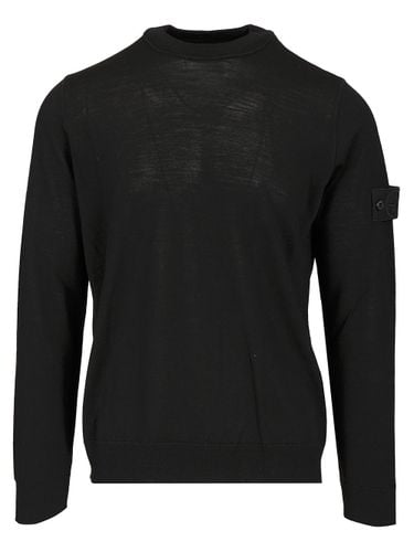 Stone Island Crewneck Wool Sweater - Stone Island - Modalova