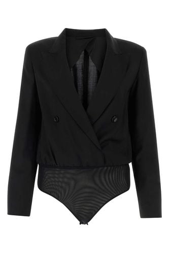 Max Mara Black Wool Mirra Bodysuit - Max Mara - Modalova