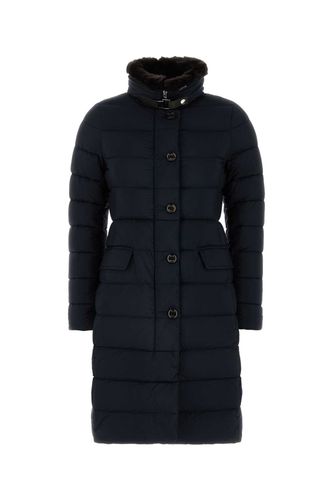 Midnight Blue Nylon Blend Vetivers Down Jacket - Moorer - Modalova