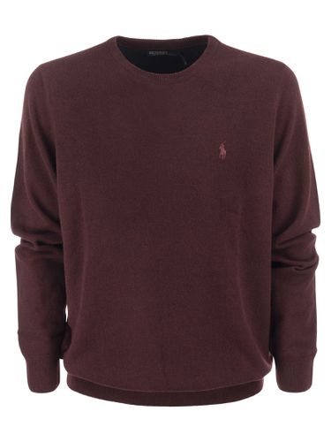 Crew-neck Wool Sweater - Polo Ralph Lauren - Modalova