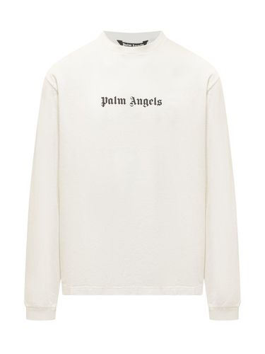 Logo Printed Crewneck Sweatshirt - Palm Angels - Modalova