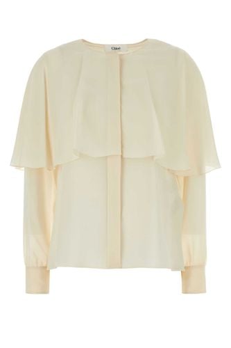 Chloé Ivory Georgette Shirt - Chloé - Modalova